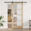 VidaXL Drzwi przesuwne Naturalny 93 x 211 cm