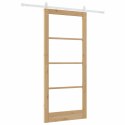 VidaXL Drzwi przesuwne Naturalny 93 x 211 cm