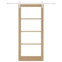 VidaXL Drzwi przesuwne ORKDAL Naturalny 93 x 211 cm