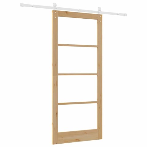 VidaXL Drzwi przesuwne ORKDAL Naturalny 93 x 211 cm