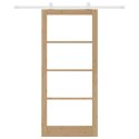 VidaXL Drzwi przesuwne ORKDAL Naturalny 93 x 211 cm