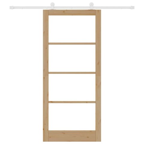 VidaXL Drzwi przesuwne ORKDAL Naturalny 93 x 211 cm