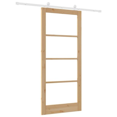 VidaXL Drzwi przesuwne ORKDAL Naturalny 93 x 211 cm