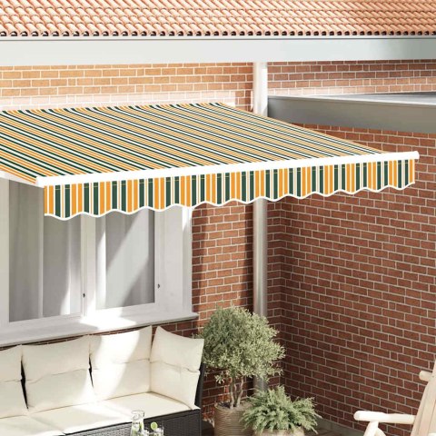 FALBANA LAMBREKIN OSŁONA ZAPASOWA DO MARKIZY ZIELONY I ŻÓŁTY 280X20CM