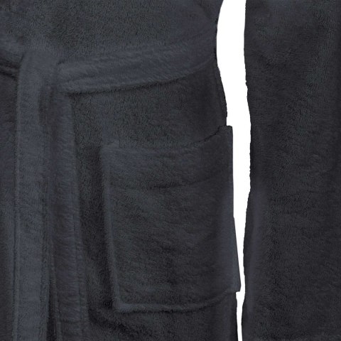 VidaXL Szlafrok KINN Antracyt XXL bawełna