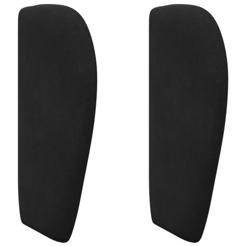 VidaXL Ucho Głowy Czarny 40 x 23 x 6 cm Aksamit