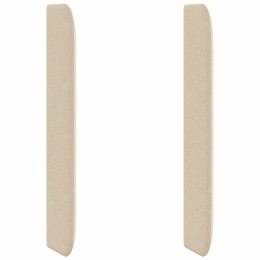 VidaXL Ucho Głowy Kremowy 80 x 16 x 4 cm tkanina