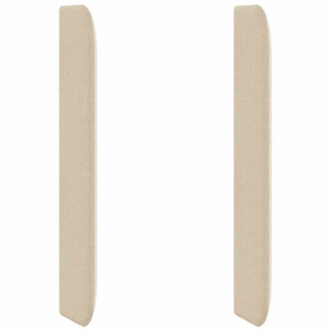 VidaXL Ucho Głowy Kremowy 80 x 16 x 4 cm tkanina