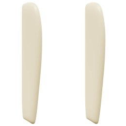 VidaXL Ucho Głowy Kremowy 80 x 23 x 6 cm PVC