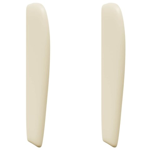 VidaXL Ucho Głowy Kremowy 80 x 23 x 6 cm PVC