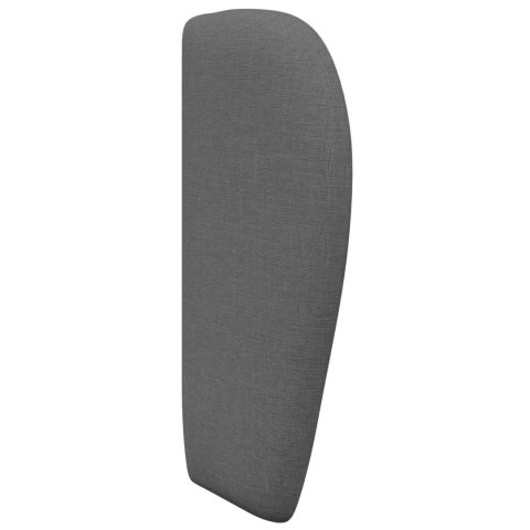 VidaXL Ucho Głowy Przygaszony Szary 40 x 23 x 6 cm tkanina
