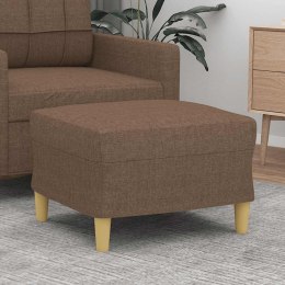 VidaXL Podnóżek, brązowy, 60x50x41 cm, tapicerowany tkaniną