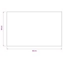 PROSTOKĄTNA WYCIERACZKA PRZED DRZWI 40X 60CM CZARNA