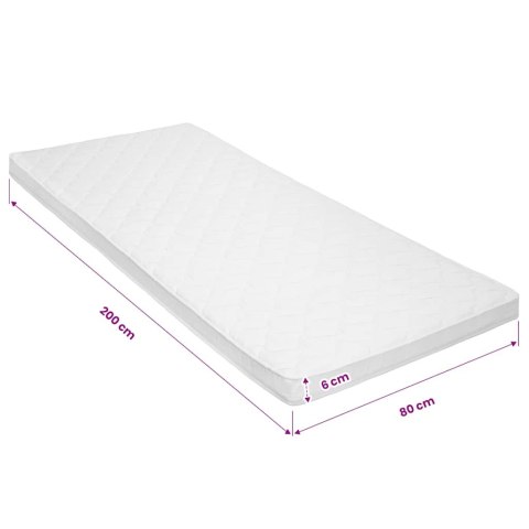 NAKŁADKA NA MATERAC 80X200CM ZIMNA PIANKA 6CM