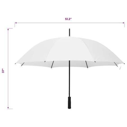 PARASOLKA BIAŁA 130CM