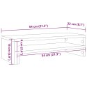 PODSTAWKA POD MONITOR DĄB ARTISIAN 54X22X15CM