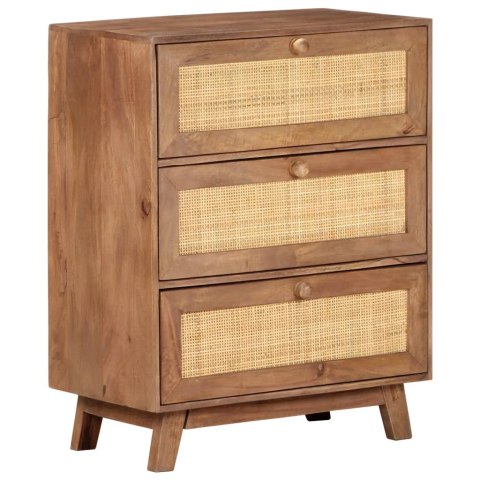 VidaXL Komoda, 61x35x76 cm, lite drewno mango