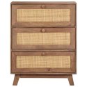 VidaXL Komoda, 61x35x76 cm, lite drewno mango