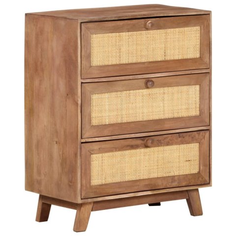 VidaXL Komoda, 61x35x76 cm, lite drewno mango