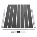 ZESTAW PANELI OGRODZENIOWYCH Z WPC 872X146CM CZARNY