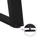 VidaXL Nogi do stolika kawowego w kształcie litery U 2 szt. Czarne 40x(30-31) cm Stal