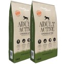 VidaXL Sucha karma dla psów Adult Active Chicken & Fish, 2 szt., 30 kg