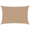 VidaXL Żagiel przeciwsłoneczny, 160 g/m², kolor taupe, 4x5 m, HDPE