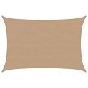 VidaXL Żagiel przeciwsłoneczny, 160 g/m², kolor taupe, 5x6 m, HDPE