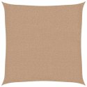 VidaXL Żagiel przeciwsłoneczny, 160 g/m², taupe, 2x2 m, HDPE