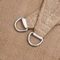 VidaXL Żagiel przeciwsłoneczny, 160 g/m², taupe, 2x2 m, HDPE