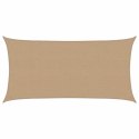 VidaXL Żagiel przeciwsłoneczny, 160 g/m², taupe, 2x3,5 m, HDPE