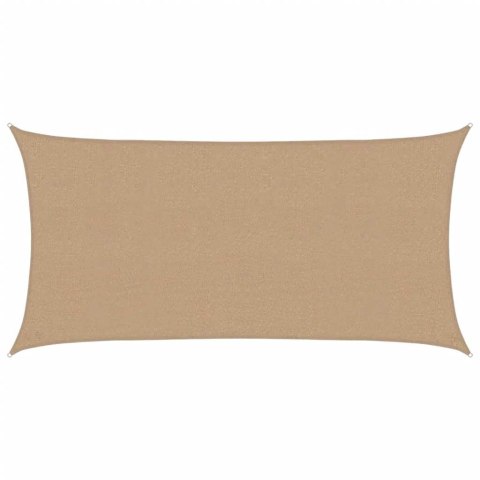 VidaXL Żagiel przeciwsłoneczny, 160 g/m², taupe, 2x3,5 m, HDPE