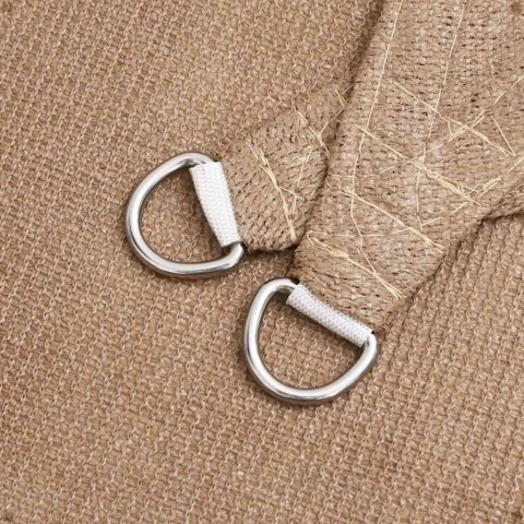 VidaXL Żagiel przeciwsłoneczny, 160 g/m², taupe, 5x5x5 m, HDPE