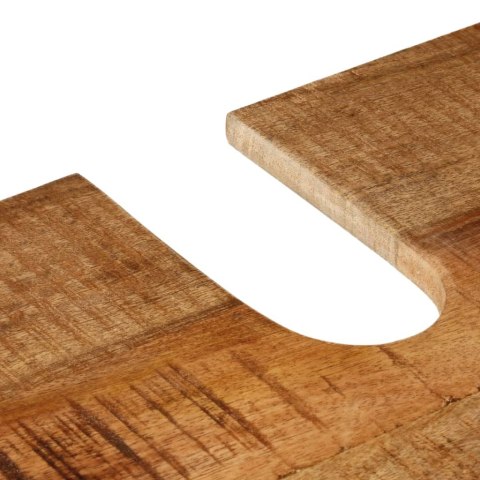 VidaXL Szafka pod umywalkę, 55x35x60 cm, żelazo i lite drewno mango