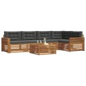 VidaXL Zestaw sof na zewnątrz z poduszką 6 pcs Naturalny i Antracytowy