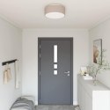 VidaXL Lampa Sufitowa Ciemnoszary 38 x 38 x 13,5 cm tkanina