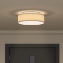 VidaXL Lampa Sufitowa Ciemnoszary 38 x 38 x 13,5 cm tkanina
