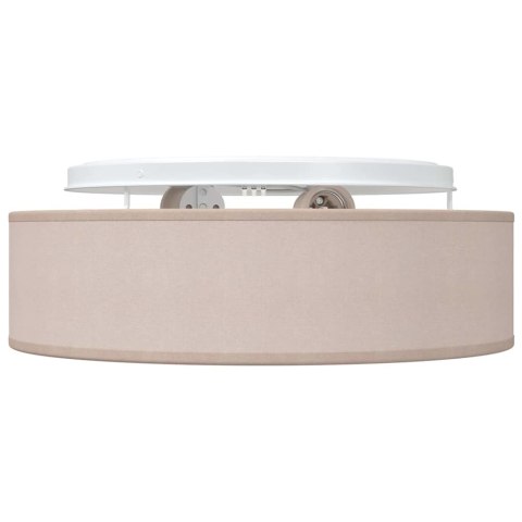 VidaXL Lampa Sufitowa Ciemnoszary 38 x 38 x 13,5 cm tkanina