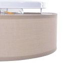 VidaXL Lampa Sufitowa Ciemnoszary 38 x 38 x 13,5 cm tkanina