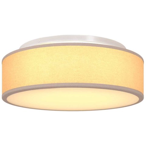 VidaXL Lampa Sufitowa Ciemnoszary 38 x 38 x 13,5 cm tkanina