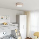 VidaXL Lampa Sufitowa Ciemnoszary 38 x 38 x 13,5 cm tkanina