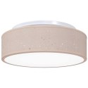 VidaXL Lampa Sufitowa Ciemnoszary 38 x 38 x 13,5 cm tkanina