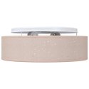 VidaXL Lampa Sufitowa Ciemnoszary 38 x 38 x 13,5 cm tkanina
