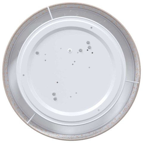 VidaXL Lampa Sufitowa Ciemnoszary 38 x 38 x 13,5 cm tkanina