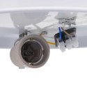 VidaXL Lampa Sufitowa Ciemnoszary 38 x 38 x 13,5 cm tkanina