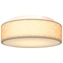 VidaXL Lampa Sufitowa Ciemnoszary 38 x 38 x 13,5 cm tkanina