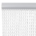 VidaXL Moskitiera łańcuchowa do drzwi, 100x200 cm, aluminium