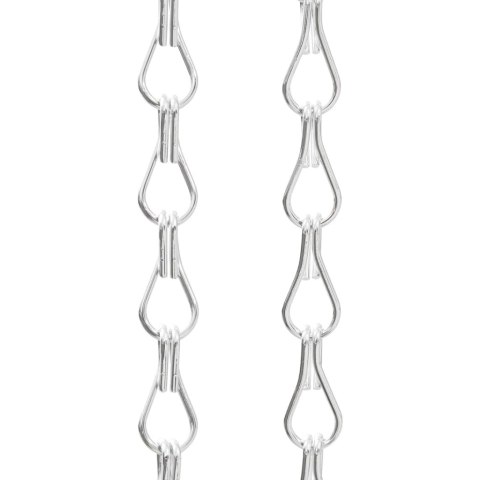 VidaXL Moskitiera łańcuchowa do drzwi, 56x186 cm, aluminium