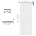 VidaXL Moskitiera łańcuchowa do drzwi, 80x212 cm, aluminium
