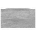 VidaXL Podstawka pod monitor, betonowy szary, 100x24x13 cm